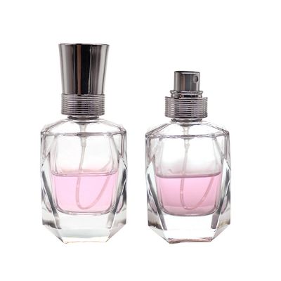 30 ml 50 ml packaging fancy pump customized design perfume glass bottle factory 