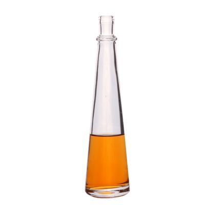 Frosted 250 ml Water Beverage Glass Bottle Cork