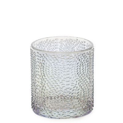 Hot Selling 210 ml Glass Candle Holder Engraving Crystal 7oz Glass Cup for Candle