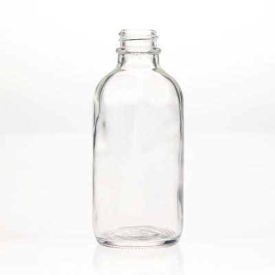 Hot Selling 120cc Pharmaceutical Grade Container 4oz Boston Round Clear Glass Bottle with Bakelite Cap