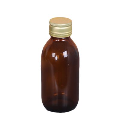 30ml / 60ml / 120ml amber round pharmaceutical glass bottle