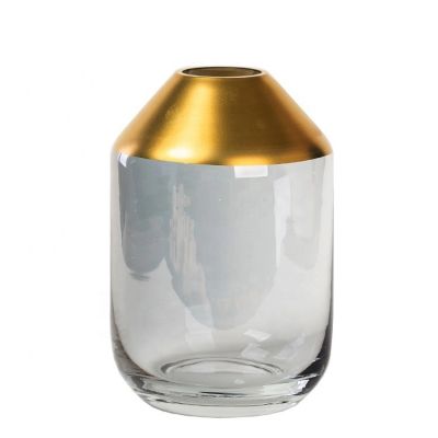 Florist Supplies Geometric Luxury Home Decor Modern Terrarium Glass Wedding Vases Tall Crystal 