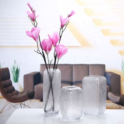 Wholesale Floor Geometric Terrarium Decorative Glass Crystal Flower Vases for Home Decor