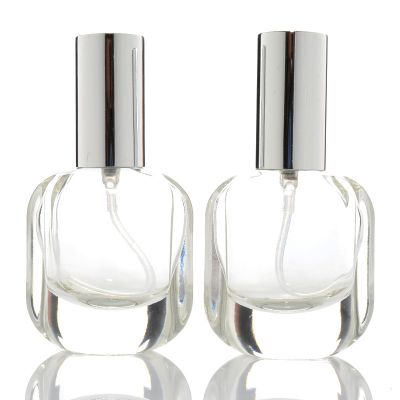 10ML 30ML 50 ML Flat Round Sprayer Empty Mini Glass Perfume Sprayer Atomizer Airless Pump Glass Bottles