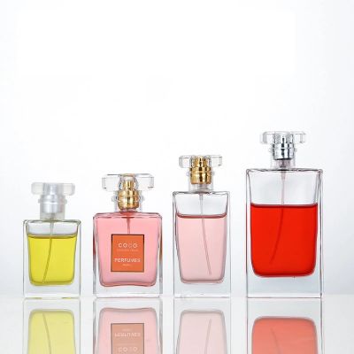 30ml 50ml 100ml Arabian Elegant Bulk Empty Clear Perfume Bottles Glass Spray