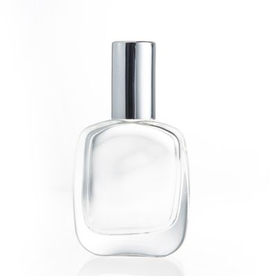 Flat round shape empty perfume stick glass bottle 35ml