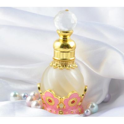 custom made egypty luxury perfume gold mini glass bottle