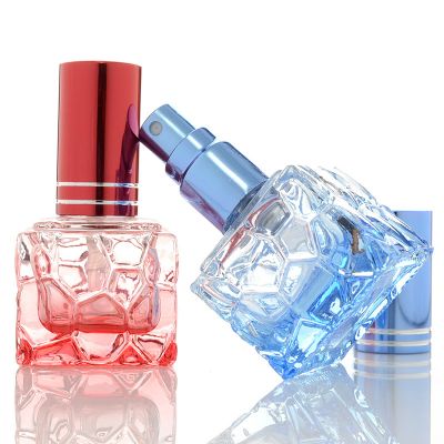 Unique Fancy Mini Decorative Recycled Cracked Perfume Sample Bottles 