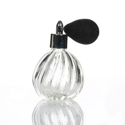 Unique Top Mini Arab Round Empty 100ml Glass Perfume Personalizados Bottle Spray