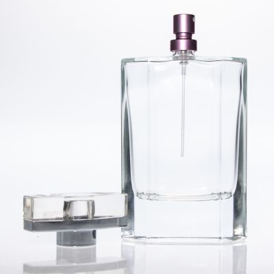 50ML /100ML Luxury Rectangle Perfume Glass Bottles 