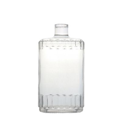 Wholesale empty clear big large embossed 4000ml square giant glass bottles wine 