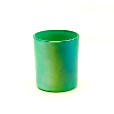 Hot Sell Popular Colorful Glass Candle Holders for Home Decoration
