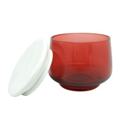 unique 5oz fancy decorative glass jars and lids ceramic wholesale votive with lid 