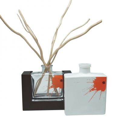 3oz & 8oz air freshener reed diffuser glass bottle empty essential oil aroma oil diffuser willow reed sticks