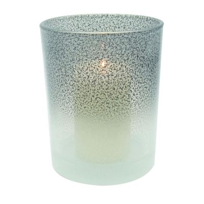iridescent amber grey home decor tall crystal candle holder wedding crystal table container vessels with candles