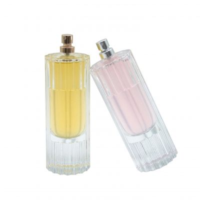 85ml perfume bottle clear glass bottle 85ml thick base glass bottle high quality 