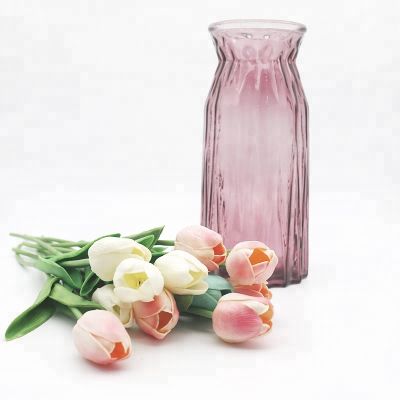 Wholesale European Glass Flower Glass Vase