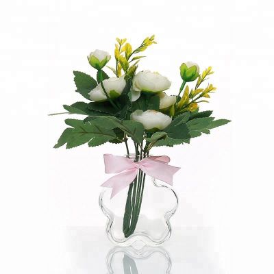 New Design Five-petal Flower Wishing Glass Bottle 