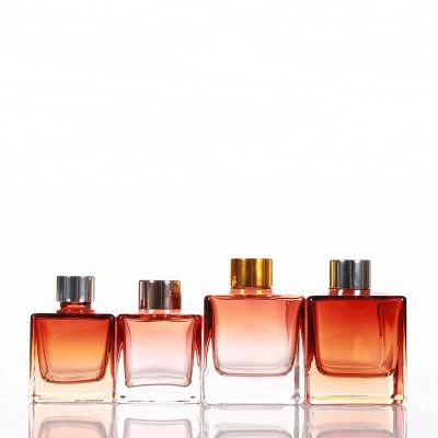 Customized Glass Diffuser Square Bottle For Fragrance Oils 