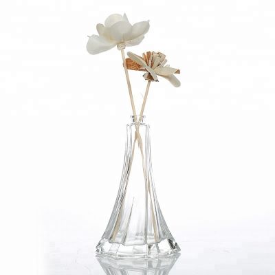 Mini Glass Vase Shaped Aroma Reed Diffuser Bottle 