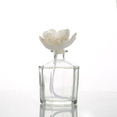 Wholesale Polyhedral Aroma Reed Diffuser Glass Bottle 