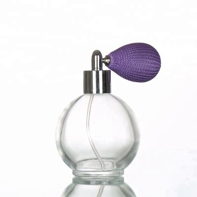 60ml 100ml Refillable Empty Glass Perfume Bottles With Air Bag 