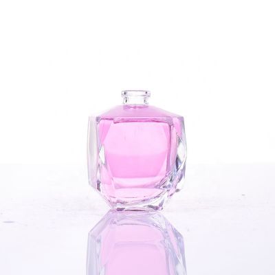 Customizing 40ml Unique Shaped Perfume Glass Bottle Clear Perfume Bottle 