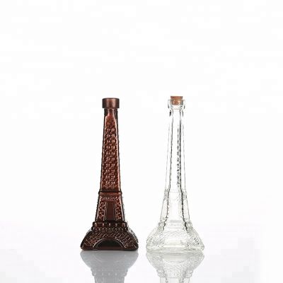 Wholesale Eiffel Tower Shape Perfume Glass Bottle 