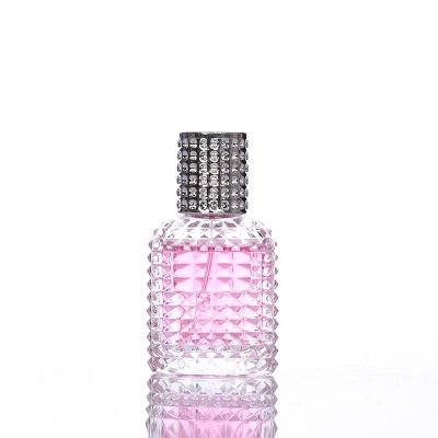 Wholesale Glass Perfume Bottle Customized Clear Empty 30ml Glass Aroma Bottle with Cap 