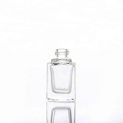 Hot Selling 20ml Square Glass Perfume Bottle For Car Hanging With Wood Cap