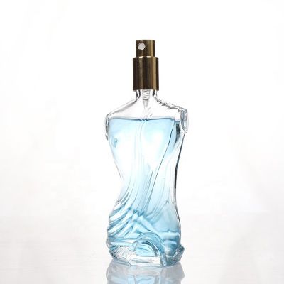 New Design 100ml Beauty Body Shape Perfume Bottle Spray Glass Bottle For Personal Care 
