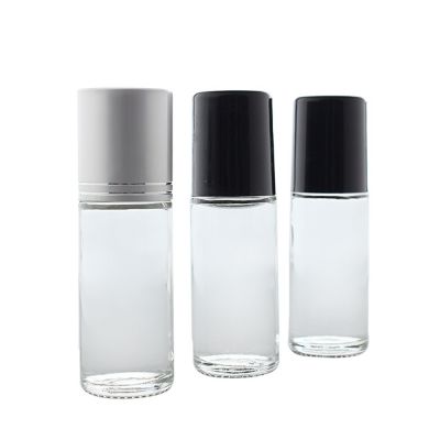 30ml glass roll on bottles refillable essential oil perfume bottles with cap