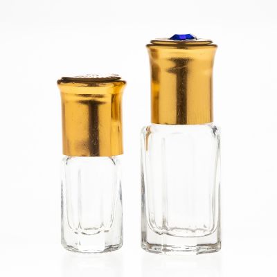 3ml 6ml 10ml clean glass bottle with roll and cap 