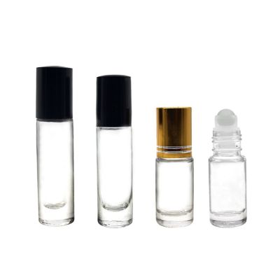 customized 5ml 8ml glass essential oil roll on bottle glass roller perfume bottle
