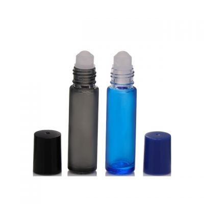 10ml Glass Roll On Bottles with metal ball Essential Oil 1/3 oz Glass roller bottles 