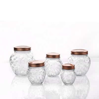 150ML-1000ML glass storage can glass storage jar bottle with lid 