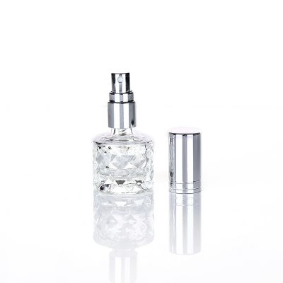 Crystal essential oil bottles 10 ml or 8 ml with metal caps for perfume or nail polish 