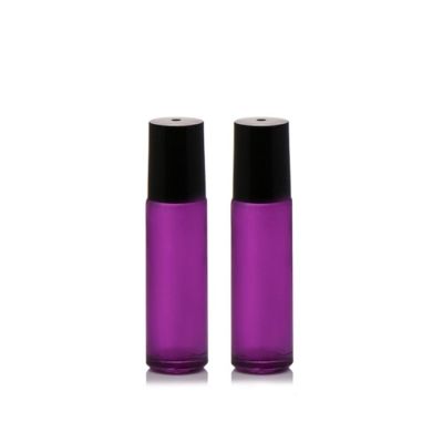 High quality gemstone roller ball fitment colorful roll on perfume bottles 