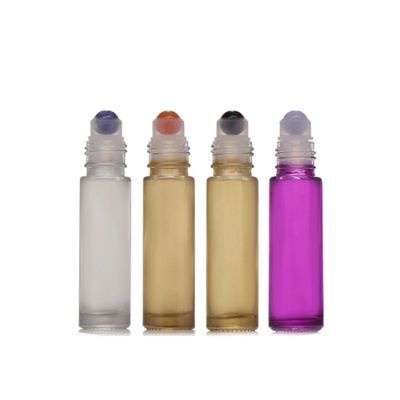 clear roller bottle 10ml glass roll on bottle with bamboo lid and rollers 