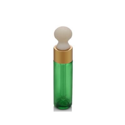 10ml Green european empty glass essential oil packaging dropper bottle 