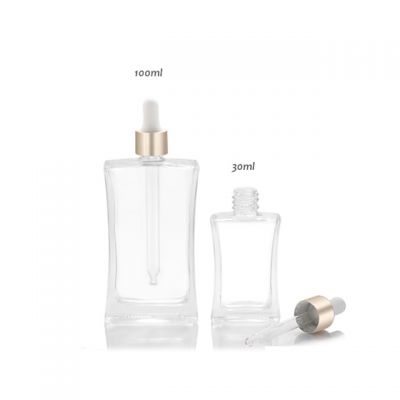 Hot sale essential perfume oil dropper bottle glass with glass pipette dropper bottle 30ml 50ml 100ml 