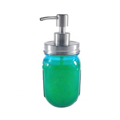 250ml shampoo emulsion container glass mason jar for bathroom 