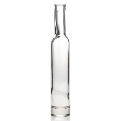 Clear Empty Liquor Bottle 380 ml Transparent Glass Ice Wine Bottle with Stopper