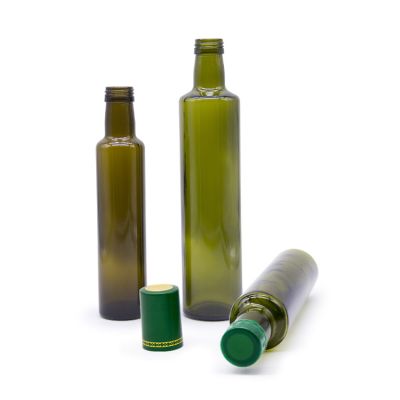 Wholesale 250ml 500ml Dorica Olive Oil Green Glass Bottle 