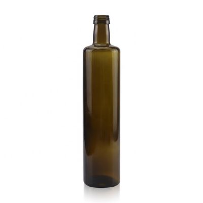 Wholesale 750ml Round Amber Glass Bottle For Olive Oil Sunflower Oil Or vinegar 