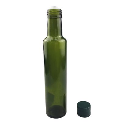 empty glass bottle for olive oil 