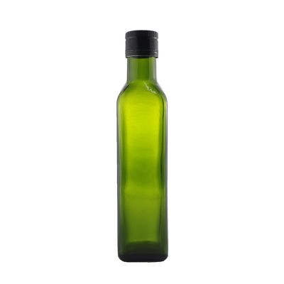 100 ML 250 ML 500 ML 750 ML 1000 ML Free Sample Square Glass Bottle For Olive Oil With Aluminum Screw Cap 