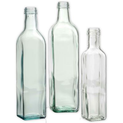 250ml 500ml 750 ml Glass Bottle Green Round Olive Oil Bottles 