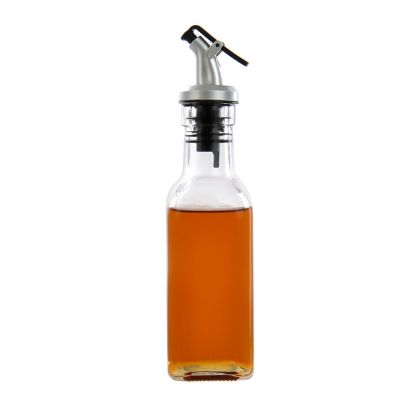 250ml Vinegar and olive oil dispenser bottle , glass cooking oil container for kitchen 