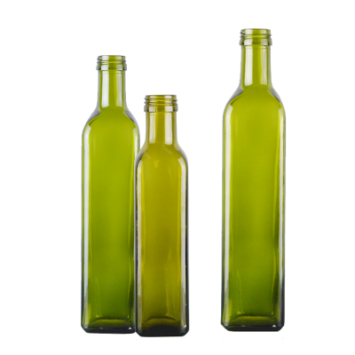 Wholesale superior quality empty olive oil glass bottle 
